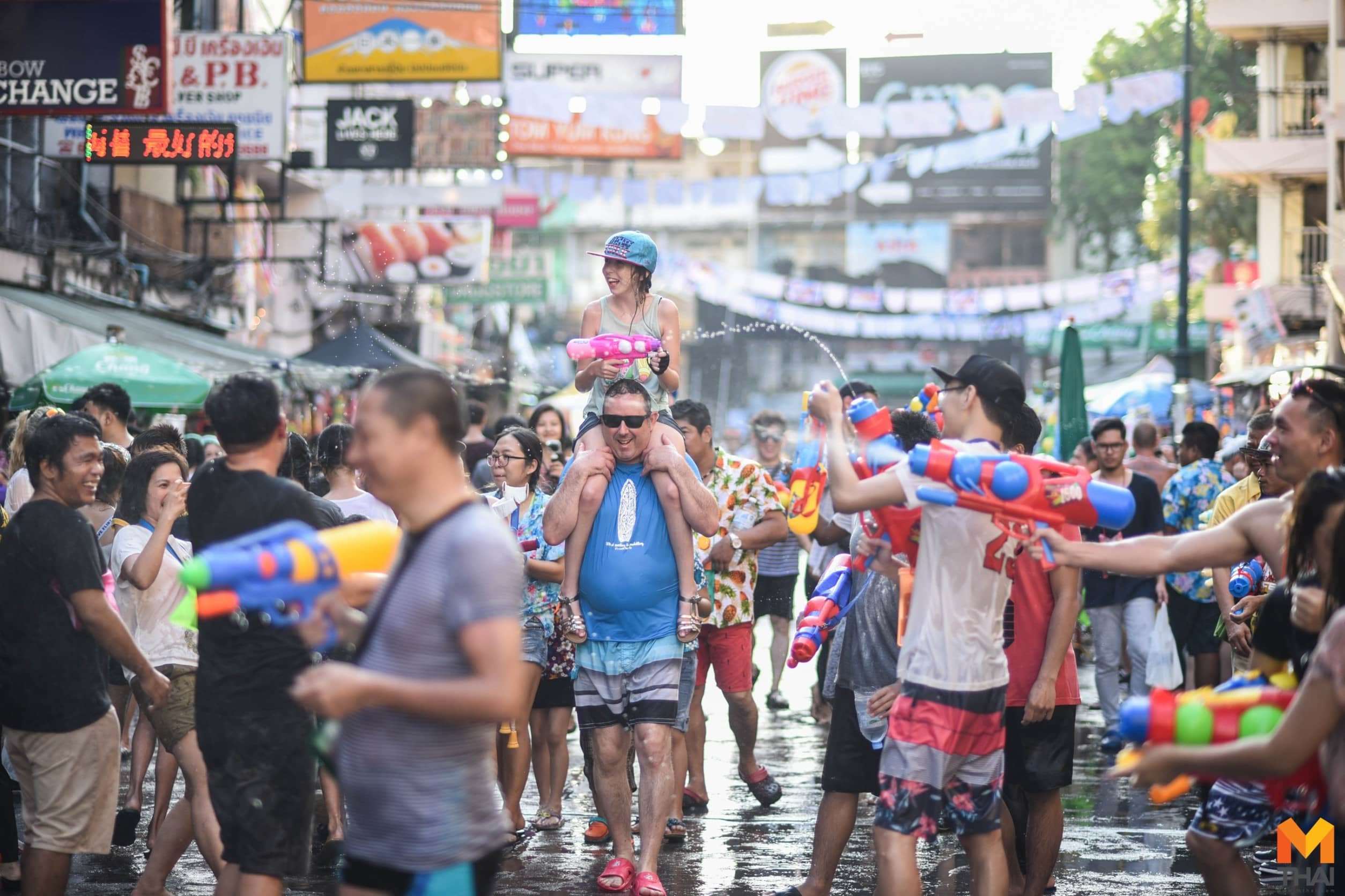 lễ hội t&eacute; nước Songkran Th&aacute;i Lan 2019